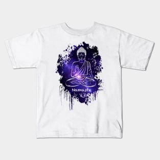 Buddha Galaxy Universe Kids T-Shirt